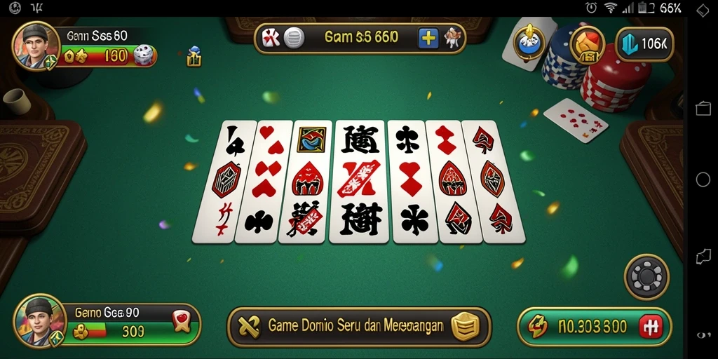 Tampilan menarik dari gameplay 66K yang seru dan menantang.