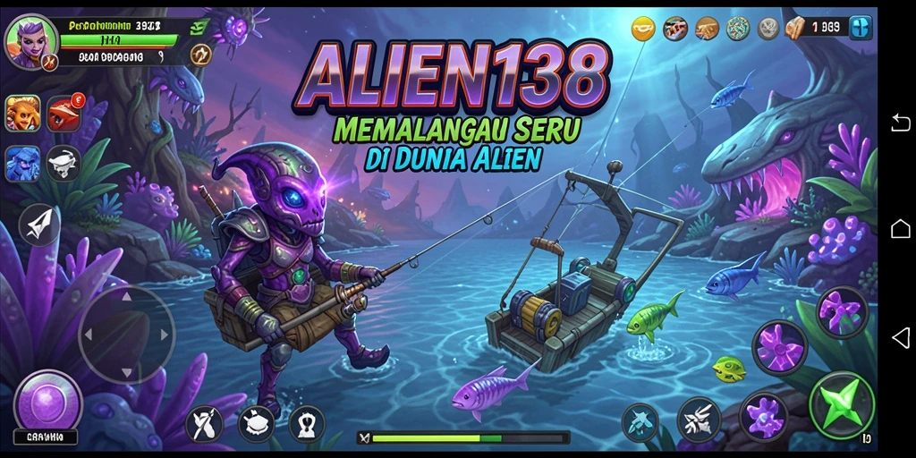 Gameplay menarik saat menangkap ikan di ALIEN138.