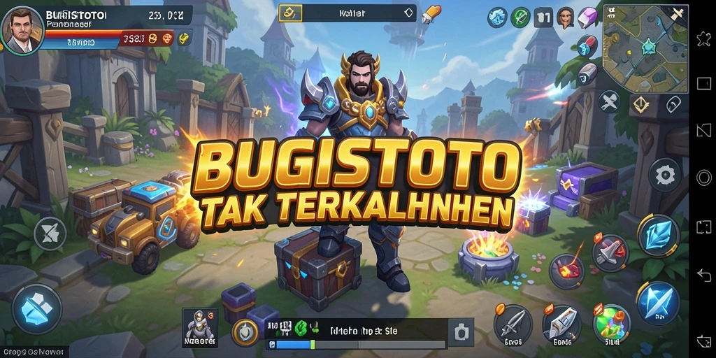 Tampilan gameplay BUGISTOTO yang strategis dan menarik.