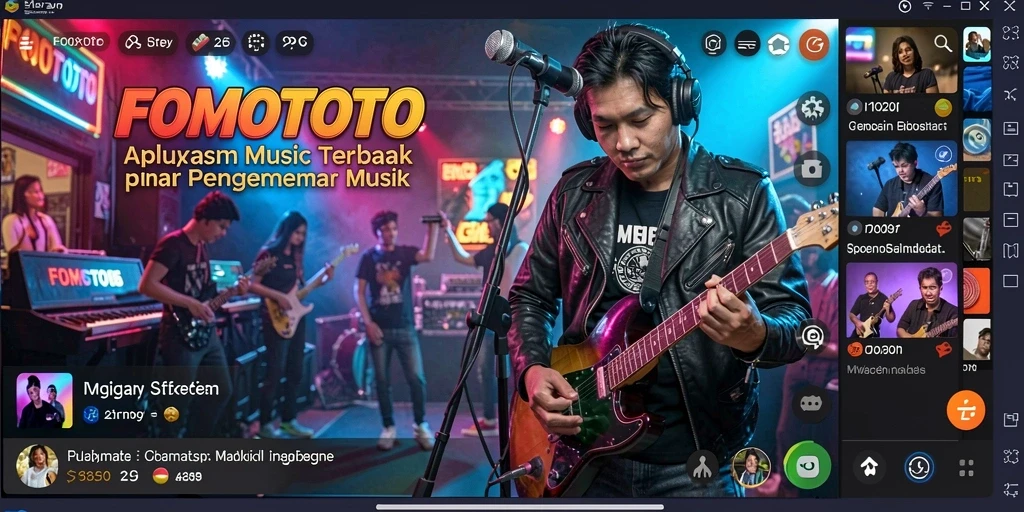 Screenshot gameplay FOMOTOTO dengan interaksi seru pengguna.