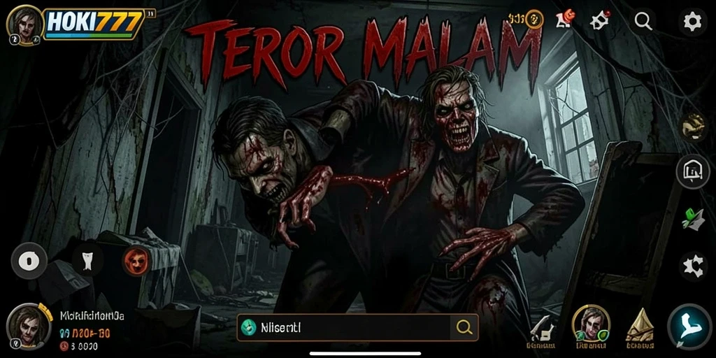 Tampilan gameplay HOKI777 yang mencekam dan penuh ketegangan.