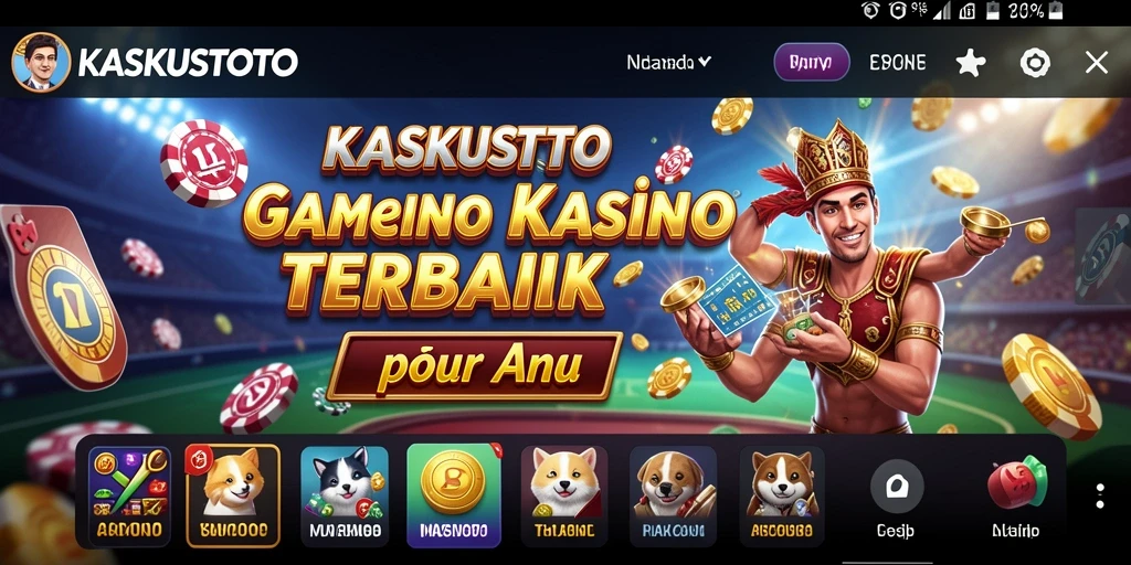 Tampilan menarik dari gameplay Kasino KASKUSTOTO yang memukau.