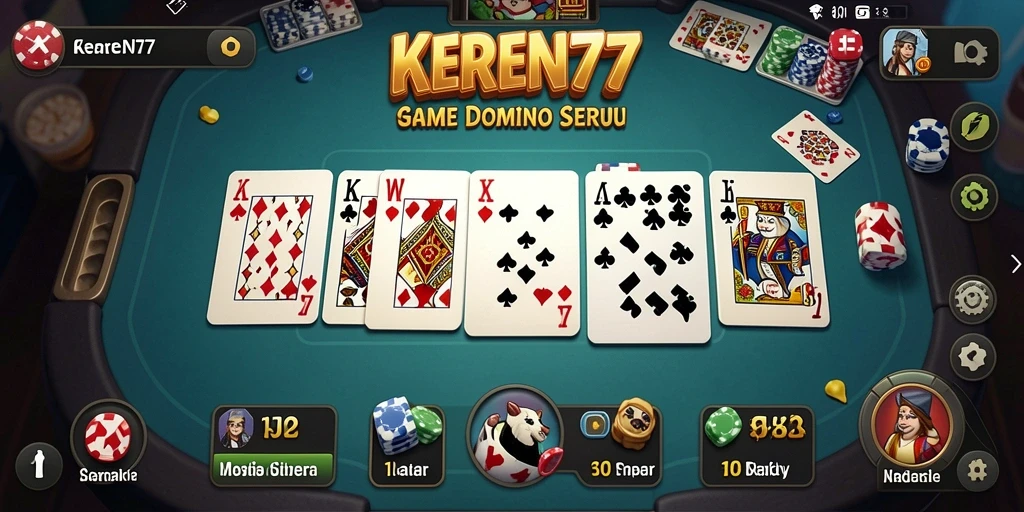 Tampilan gameplay KEREN77 yang seru dan interaktif.