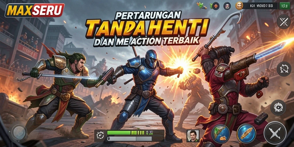 Gameplay seru dengan aksi cepat dan grafis mengagumkan di MAXSERU.