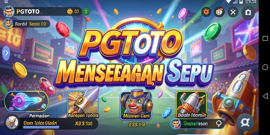 Tampilan gameplay vibrant PGTOTO yang menyenangkan.
