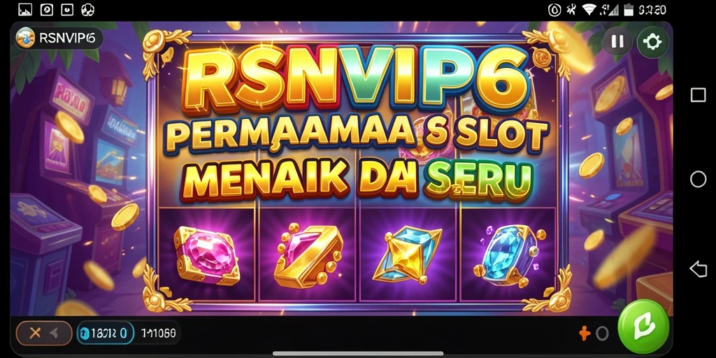 Screenshot RSNVIP6 menampilkan pengalaman bermain Slot yang mengasyikkan.