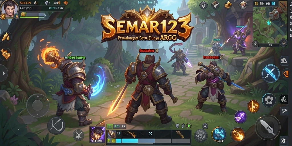 Screenshot menunjukkan aksi seru dalam gameplay ARPG SEMAR123.