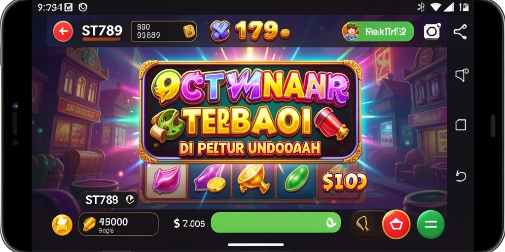 Tampilan menarik dari gameplay Slot di ST789.