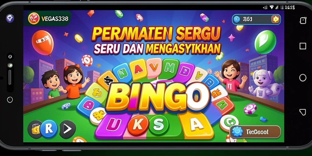 Tampilan gameplay menarik dari aplikasi Bingo VEGAS338.