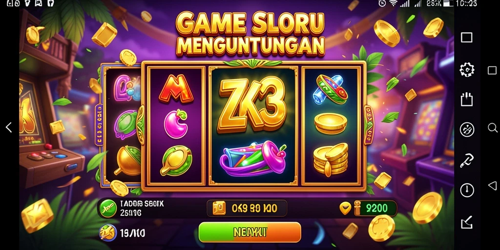Screenshot gameplay ZK3 menampilkan aksi Slot yang mengasyikkan.